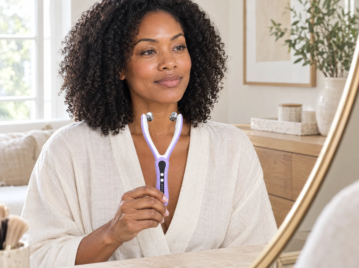 Your personal-care space. Purple shown.